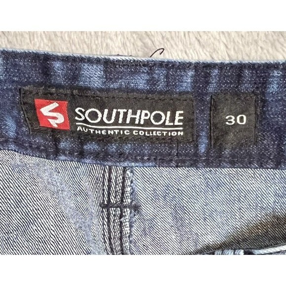 Southpole Authentic Collection Distressed Denim Jean Shorts Mens‎ Size 30 Waist - Picture 11 of 14